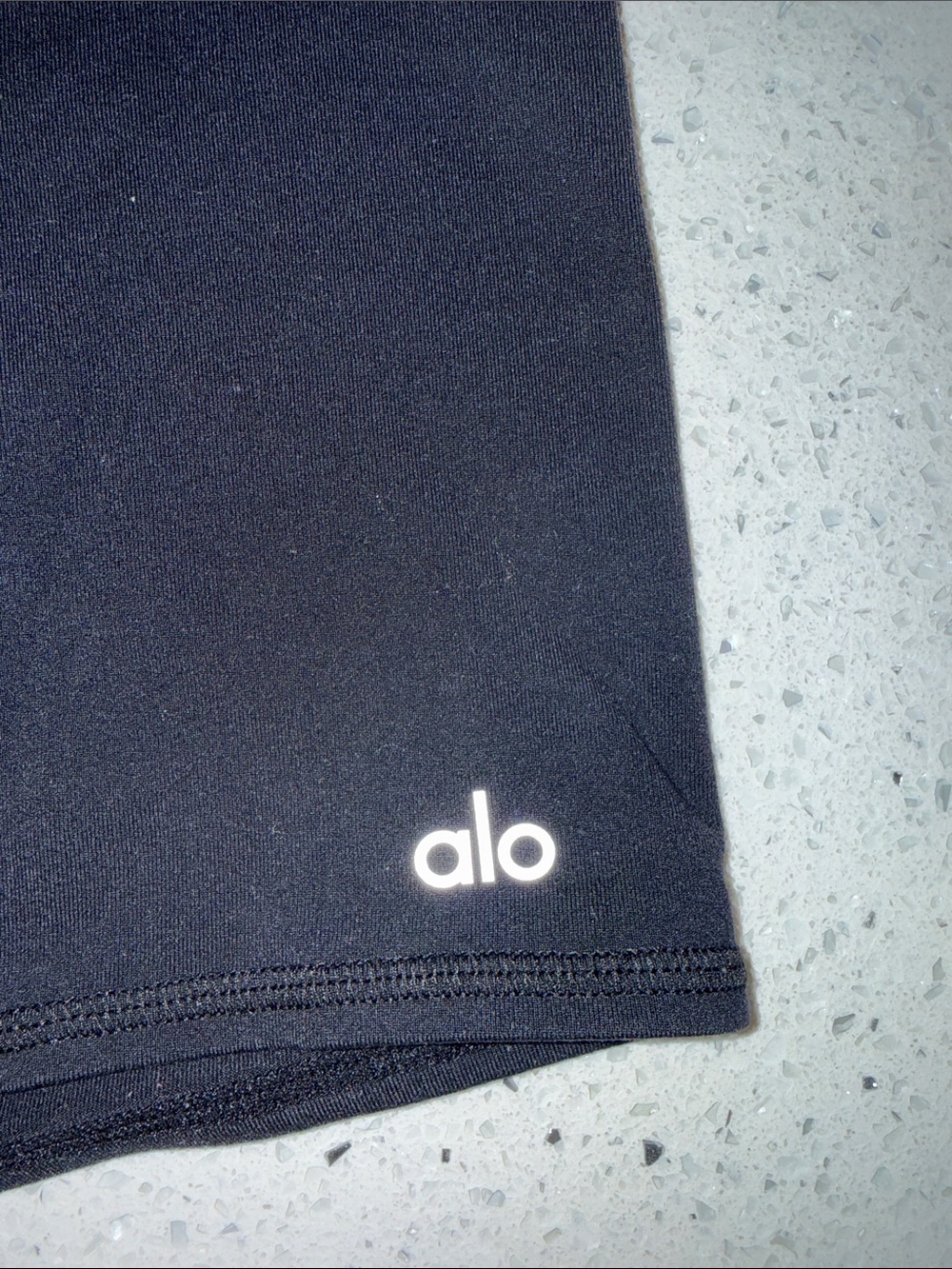 ALO Yoga Black High-Rise Bike Shorts - Picture 3 of 4